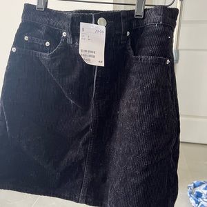 H&M corduroy skirt